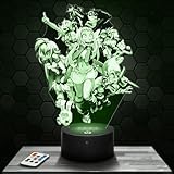 Lampe de chevet Dof us décoration chambre garçon Gaming