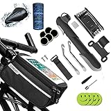 Zzone-1 Kit d'outils pour vélo, pompe à vélo, kit de
