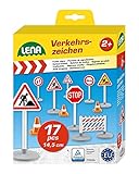 Lena 04440 - Lot de 17 panneaux de signalisation de