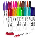 Shuttle Art Lot de 24 marqueurs permanents à pointe