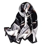 STORY OF SHANGHAI Femme Foulard 100% Soie de Mûrier