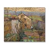 NHLDZYH Impressions d'artistes célèbres (maisons) par