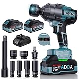 Clé à Chocs Sans Fil Brushless, 1600Nm Boulonneuse