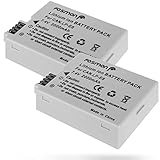 Fosmon Lot de 2 batteries au lithium de rechange 7,4