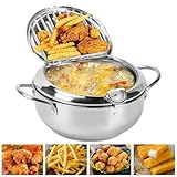 Friteuse, friteuse de style japonais Tempura avec thermomètre