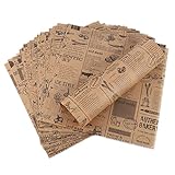 Hejo Lot de 100 feuilles de papier sulfurisé, résistant