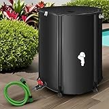Melko Récupérateur d'eau de pluie pliable de 500 l