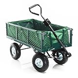 Wiltec Chariot de transport avec rabats battants max