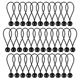 Hejo 35×Noir Bungee Tendeur Boule(10CM) Corde Elastique