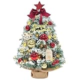 Dewur Mini Sapin de Noël - Petit arbre de Noël avec