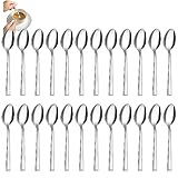 Hunnycook Cuillères à dessert 24 pièces, Set de cuillères