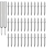 Lot de 200 clous à double tête sans couture avec fil