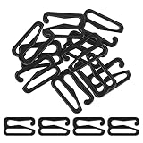 KAM Lot de 10 boucles réglables en plastique pour soutien-gorge