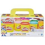 Play-Doh Pack de 20 Pots de Pâte à Modeler de 84 g