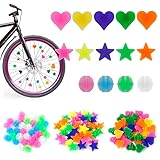 Lot de 210 perles de rayons de vélo colorées - Accessoires