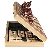 SANCHKEN Jeu d'échecs magnétique en bois de 38,1 cm