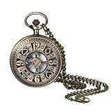 JewelryWe Montre Gousset Homme Femme Rétro 76cm：Montre