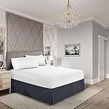 EGYLIN Cache-sommier plissé en coton égyptien majoritaire