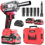 Clé à chocs sans fil 1200 Nm, 21V 4.0Ah×2 batteries