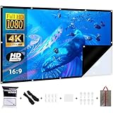 VERCORKIN Écran de projection portable pliable pour