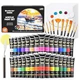 Shuttle Art Lot de 48 peintures acryliques, 30 couleurs