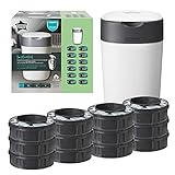 Tommee Tippee Poubelle à Couches Twist & Click Starter-Set,avec12Recharges,Chaque