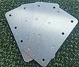 Lot de 4 supports pour traverses de chemin de fer –