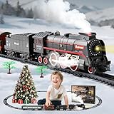 LTFIOON Train électrique, train électrique de Noël