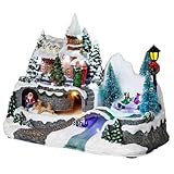 Feeric Light & Christmas Village de Noël lumineux Santa