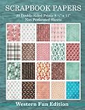 Scrapbook Papers 20 Double-Sided Prints 8 1/2” x 11”