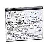 vhbw Li-ION Batterie 800mAh (3.7V) pour système de