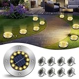 CNMTCCO Lot de 8 lampes solaires de sol d'extérieur