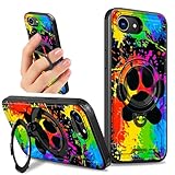 Dikoer Coque avec béquille pour iPhone 16E 6,1" avec