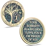 LParkin Pièce de sobriété de 1 an, pièce de récupération