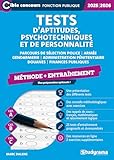 Tests d’aptitudes, psychotechniques et de personnalité: