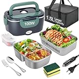 BYbrutek Boîte à déjeuner électrique 100 W, 1,5 l en