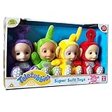 Teletubbies Ensemble Complet de Jouets en Peluche Super