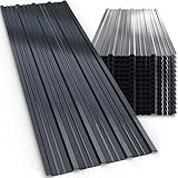 GARDEBRUK® Lot de 14 tôles trapézoïdales, 110 x 46