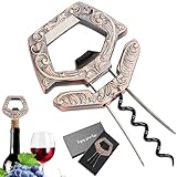 ZONSUSE Tire Bouchon pour Vieux Vins,Ah So Ouvre Bouteille