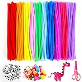 Sinofort 511 Pcs Fil Chenille Set, Cure Pipe Colorés