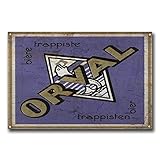 Froy Orval Belgian Lager Beer Plaque De Tôle Vintage
