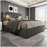 Sapgaks Lit capitonné 160x200cm, tête de lit Design