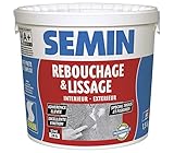 Semin A05325 Enduit de Rebouchage en Pâte Spécial Fissures