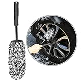 URAQT Brosse sans métal pour roues de voiture et jantes,