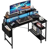 Grandder Bureau Gaming Réversible, 100x70cm Bureau