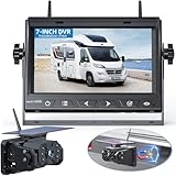 VASTEND Caméra de recul solaire sans fil magnétique