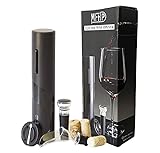 MFHP Tire-bouchon électrique avec coupe-capsule, bec