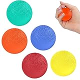 Lot de 5 balles de thérapie pour les mains, en forme