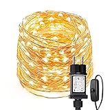 LE Lighting EVER Guirlande Lumineuse 10m, Fil Cuivre