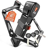 Sportneer Antivol pliable pour vélo, 100 cm, avec 3